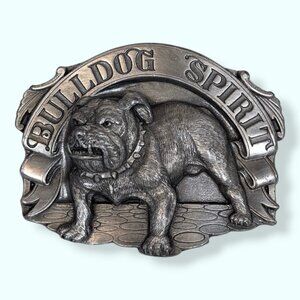 Vintage Siskiyou 1992 Bulldog Spirit A-8 Belt Buckle